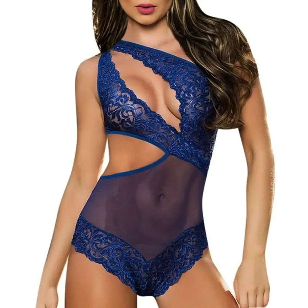 Сексуальная кружевная женская ночная рубашка короткая прозрачная сорочка