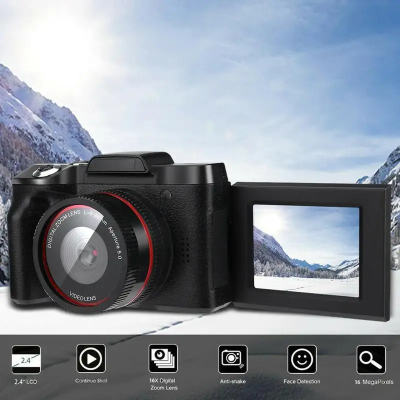 Цифровая Full HD1080P 16x цифровая камера с зумом профессиональная видеокамера