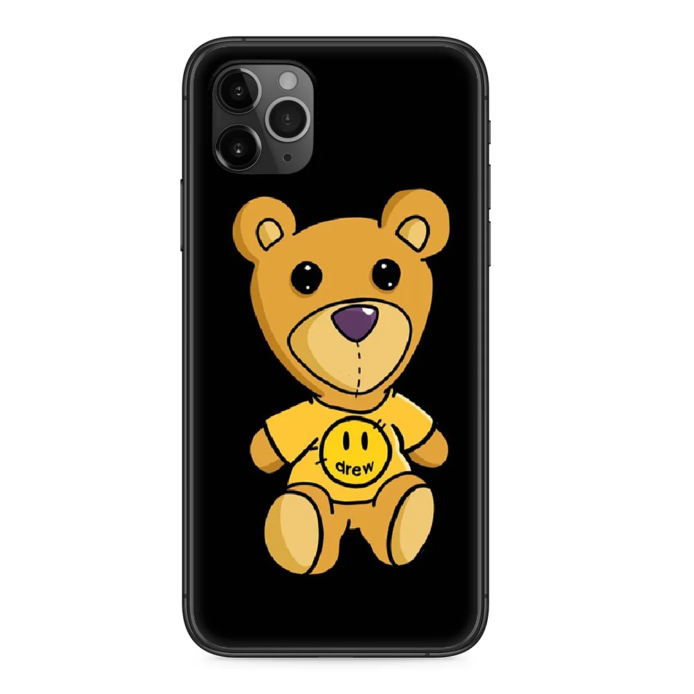 

Justin Bieber Drew House logo Phone case For iphone 4 4s 5 5S SE 5C 6 6S 7 8 plus X XS XR 11 PRO MAX 2020 black back pretty