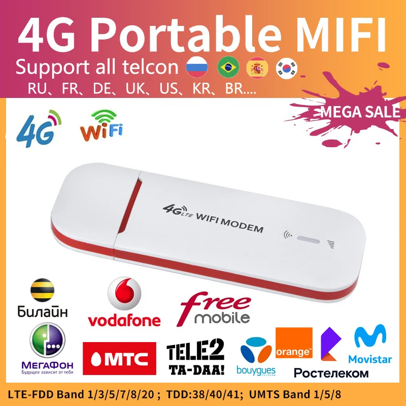 

CPE101 3G/4G UFI WiFi Router 4G modem Mobile Portable Wireless LTE USB dongle nano SIM Card Slot pocket hotspot kuwifi