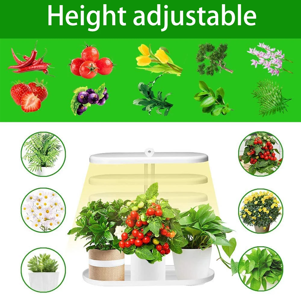 

Full-spectrum plant light USB LED plant growth light, with timer-type clip plant light, used for plant and flower growth