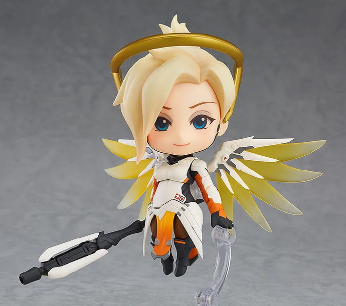 

Mini Cartoon Anime 790# Mercy Classic Skin Edition Ver Action Figure Decoration Model Children Lovely Collectible Toys 10cm PVC