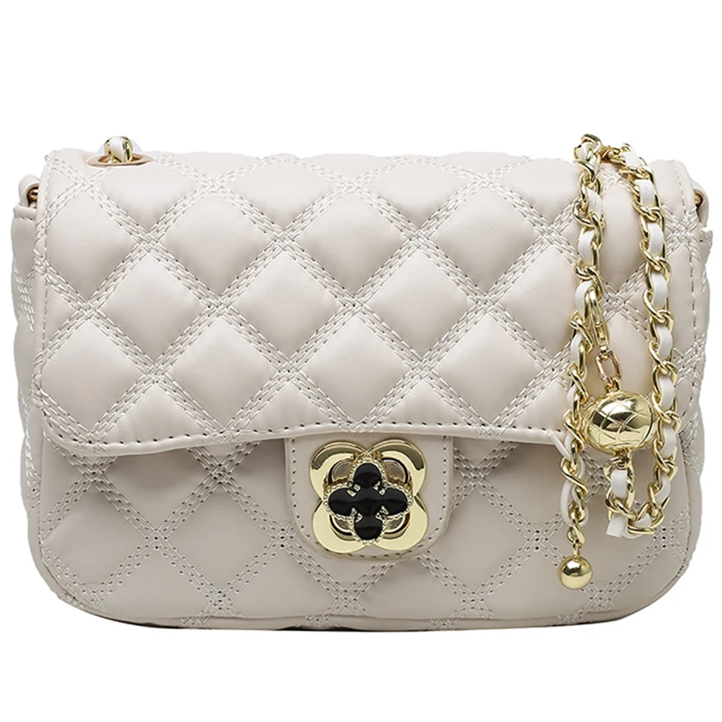 

PU Leather Crossbody Bags for Women 2021 New Summer Luxury Handbags Lady Travel Brand Chain Shoulder Purses Designer