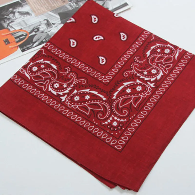 

Women Cotton Paisley Bandana Head Wrap Head Wrap Neck Scarf Wristband Handkerchief