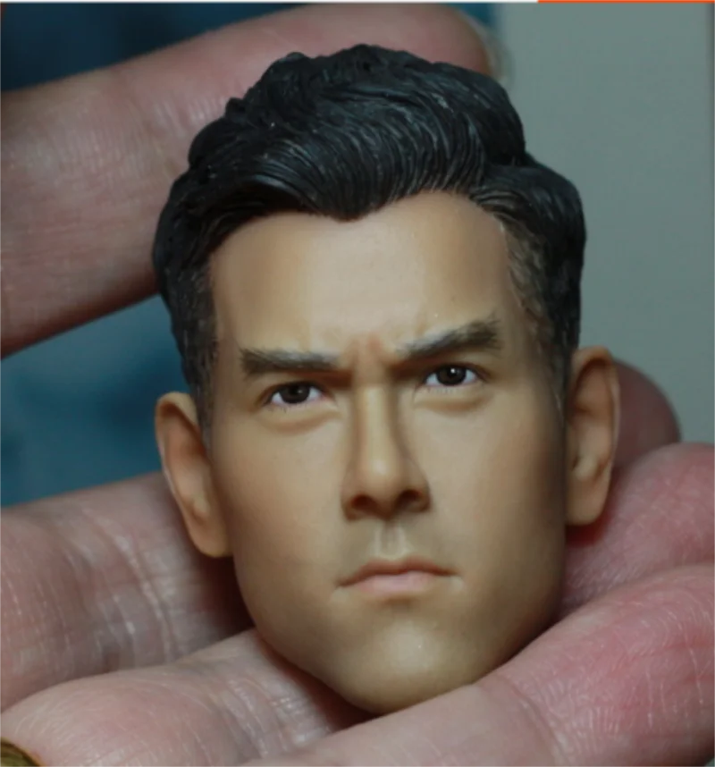 

1/6 Scale Chinese Star Eddie Peng Yuyan Head Sculpt Carved Model For 12" Male Action Figure Body