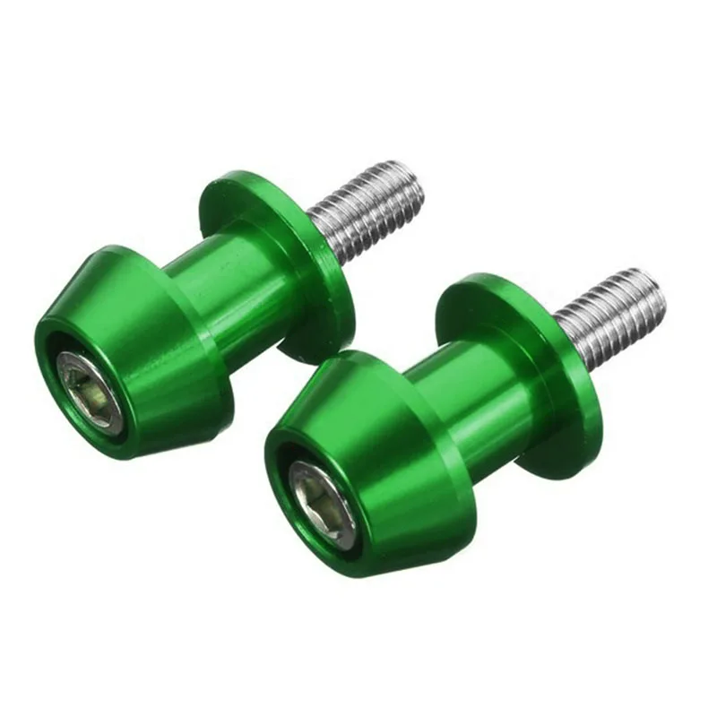 

2pcs 8mm Aluminum Motorcycle Stand Swingarm Spools Slider Stand Screw Swingarm Motorcycle Accessory