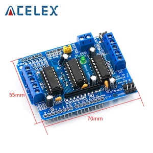 Щит управления двигателем L293D, плата расширения привода для двигателя Arduino