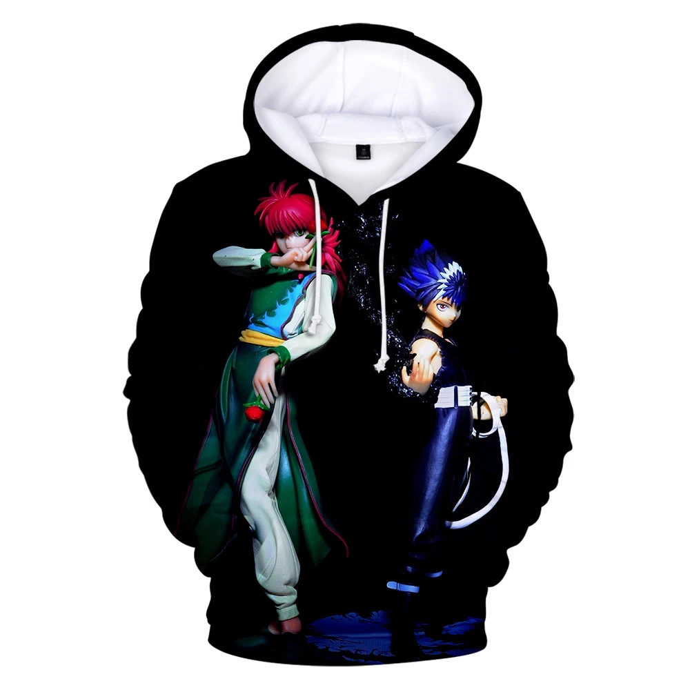 

High Quality Hot 3D Men/women Fashion Hooded YuYu Hakusho Comic Hoodies Casual Trend Style 3D Printed YUYU Hakusho Comic Hoodie