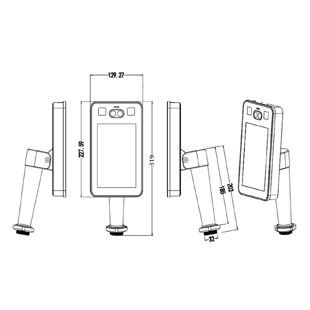 Бесконтактный термометр на запястье для измерения температуры Термография