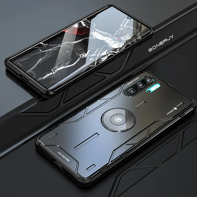 Роскошный противоударный чехол для Huawei P30 Pro Mate 20 P40 Lite Magic Shield противоударные