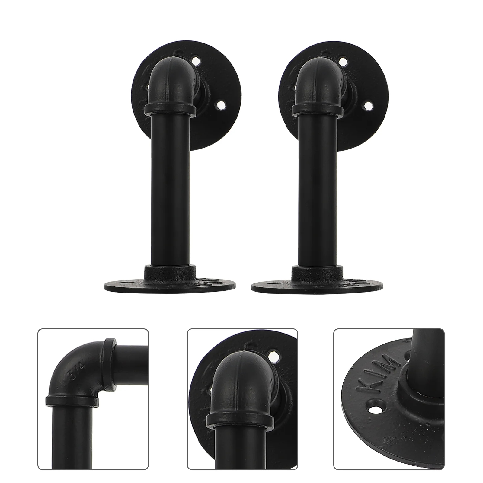 

2 Sets Storage Layer Brackets Storage Layer Racks Storage Shelf Brackets