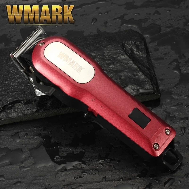 

WMARK NG-101 LCD Display Professional Hair Cutter Hair Trimmer Rechargeable Hair Cutting Machine Coldless Hair Clipper