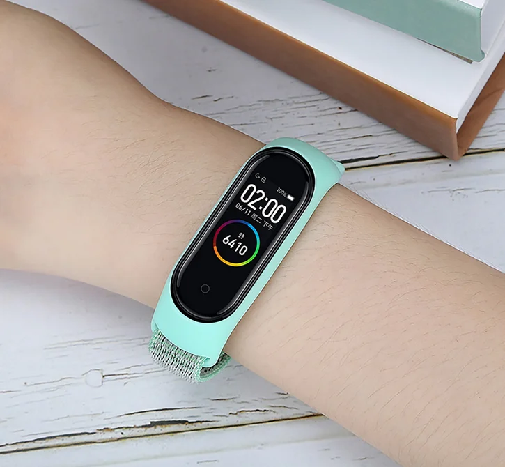 Тканый нейлоновый ремешок для Xiaomi mi 4, 3 браслета, наручных браслетов mi Band 3, Xiao mi band 3, 4 ремешка, аксессуары для часов