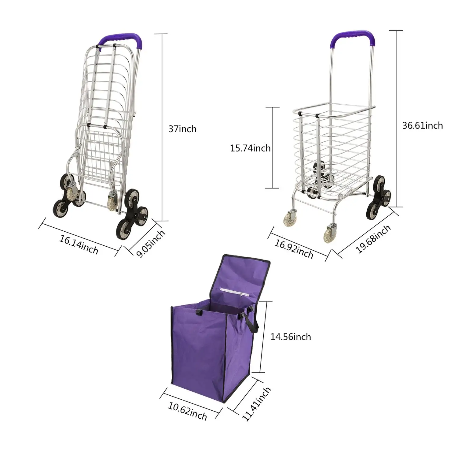 Великобритания Склад 65 кг лестницы альпинистские Алюминиевые Складные