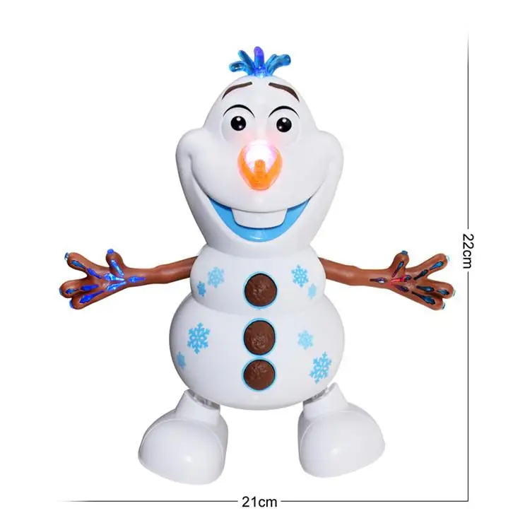 

Dancing Snowman Olaf Musical Toy with Light Music Can Waving Arms with 5 Music Kids Birthday Christmas Gift