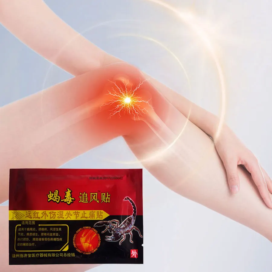 

24PCS/3Bags Arthritis Joint Pain Relief Patch Scorpion Venom Analgesic Plaster for Backache Muscular Pain Relieves
