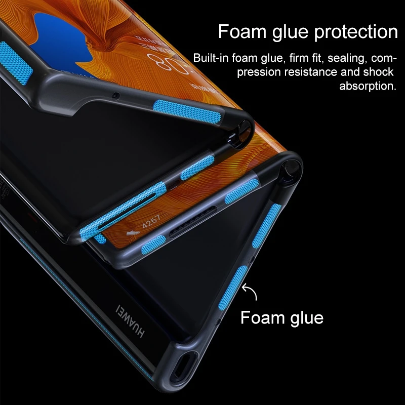 Для Huawei Mate Xs / X защитный чехол (черный) Складная рамка противоударный 2020 Новая