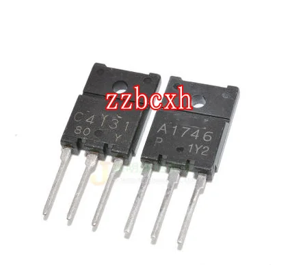 

10pcs/lot=5pairs 2SA1746 2SC4131 ( A1746 + C4131) TO-220F New original