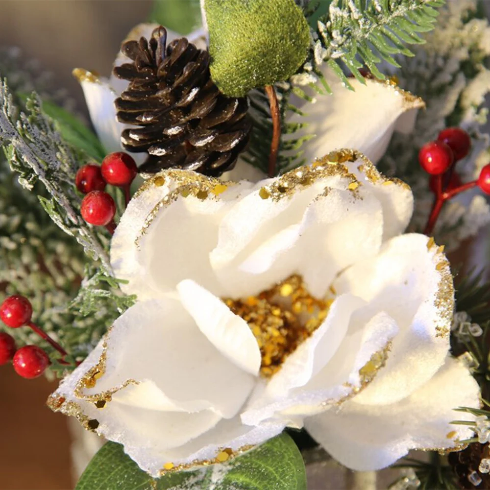 Искусственные цветы букет Магнолия свадебный фон цветок настенный фестиваль