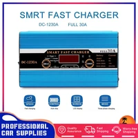 30a lcd car battery charger leisure battery charger for 12v caravan campervan motorhome boat battery