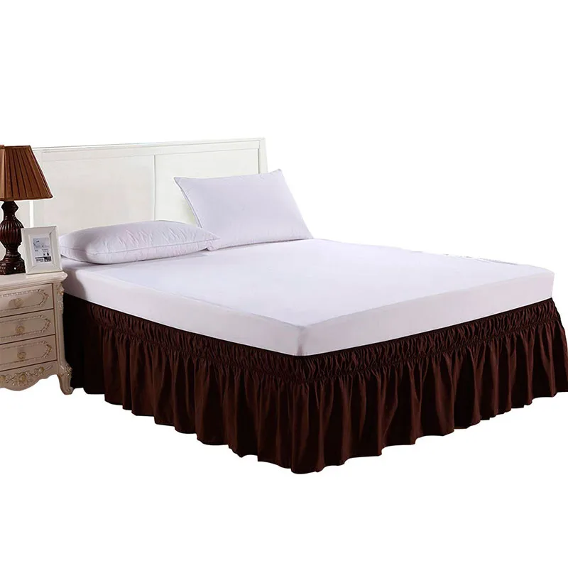 Белая постельная рубашка для отеля скрытая эластичная повязка дома двуспальный