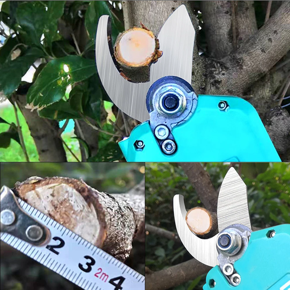 

Portable Electric Cutter Pruning Shears Utility Garden Orchard Infinitely Variable Speeds Lopping Shears with LED Lights