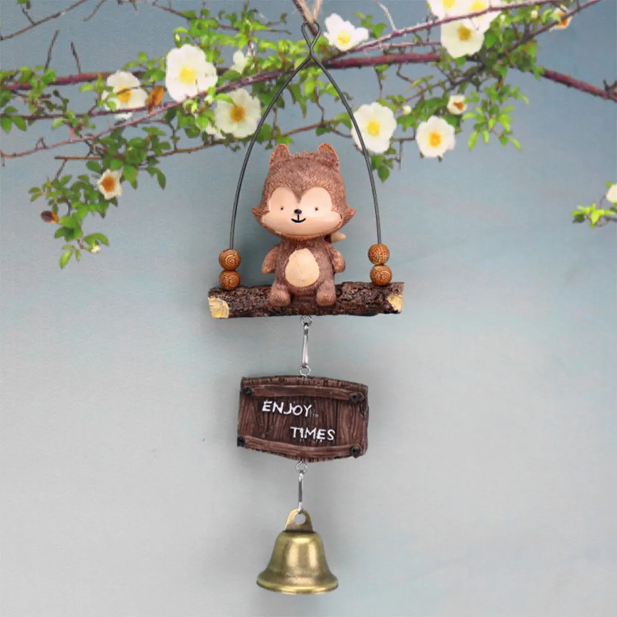 1 шт. Мультяшные колокольчики в виде ветряных колокольчиков из смолы настенные