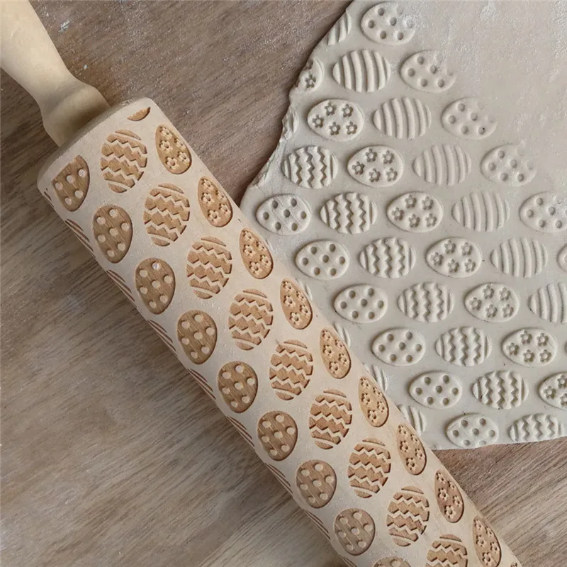 Рождество DIY Инструменты для приготовления пищи деревянный тиснение кухня