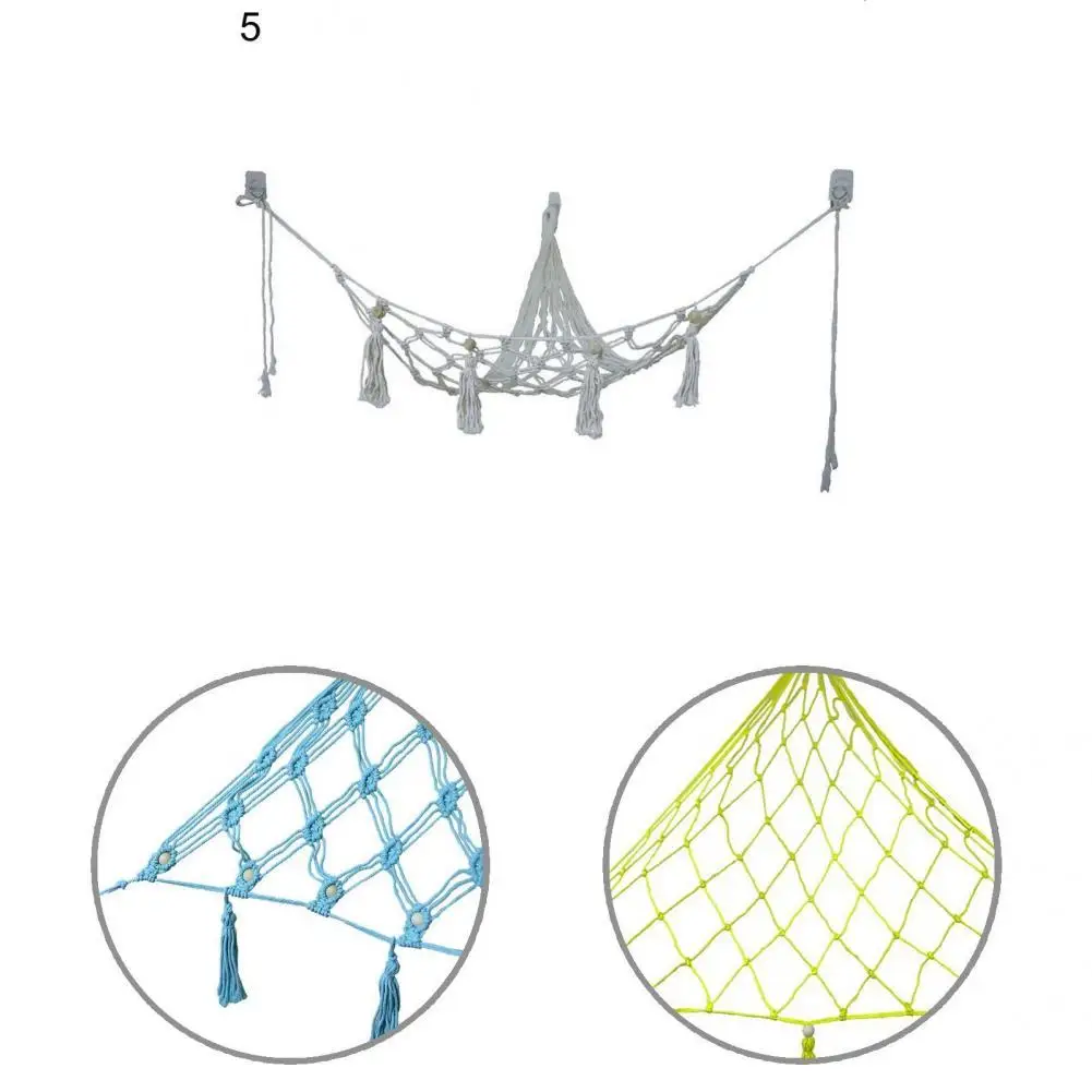 

Простая сетка для хранения игрушек, моющаяся белая Многофункциональная игрушка, подвесная деталь для хранения