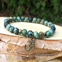 natural turquoise beads gemstone mala bracelet gift dark matter souvenir easter wristband emotional lucky relief blessing