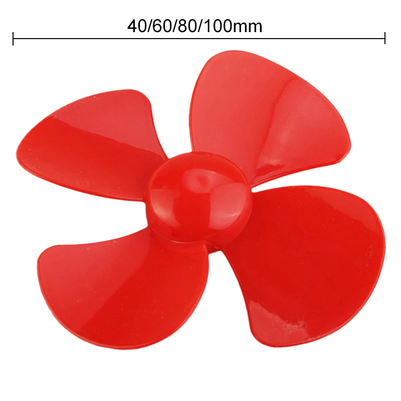 

5pcs Diameter 4/6/8/10cm Multicolor 4-blades Plastic Propeller For Toys DIY Science Experiment Children Boys Handmade Projects
