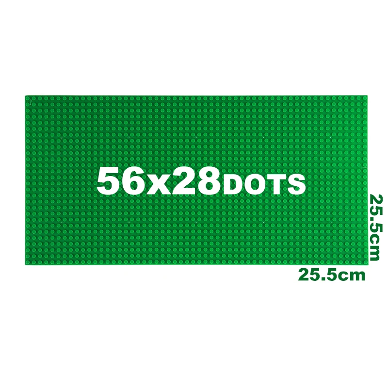 

28*56 Dots Classic Base Plates Compatible LegoINGlys Baseplates City Dimensions Building Blocks Construction Toys For Children