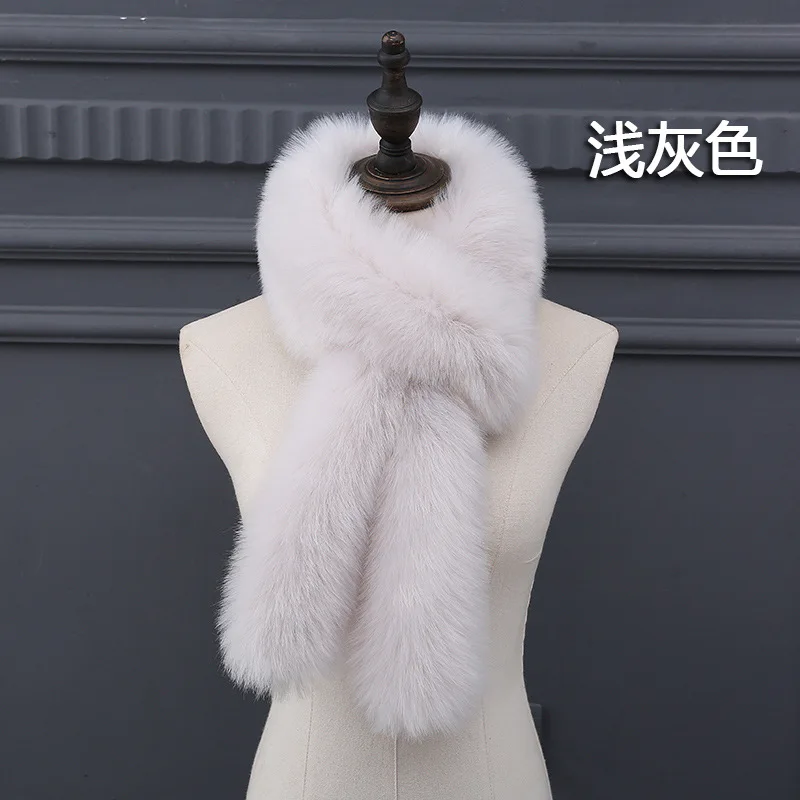 Милый меховой шарф Qearlstar шарфы из искусственного меха дизайнерские модные зимние