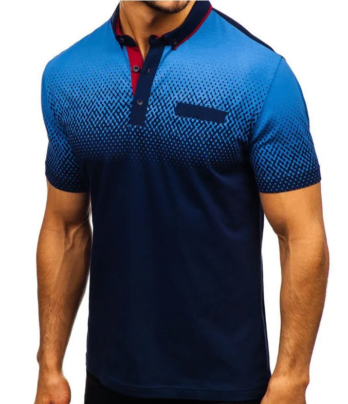 Мужская футболка с принтом PoloShirt for power летние мужские хлопковые топы короткими