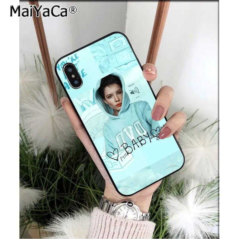 MaiYaCa Halsey певица ТПУ чехлы для мобильного телефона из мягкого силикона чехол iPhone 11