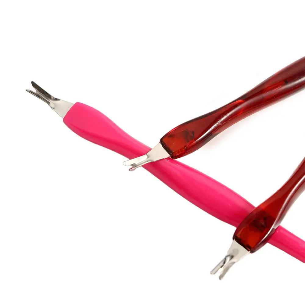 

10pcs/lot Stainless Steel Cuticle Pusher Nail Art Fork Manicure Tool Remover Nail Toe Manicure Tool Cuticle Trimmer