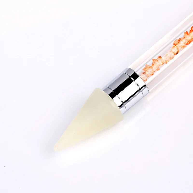 1 шт. сменная ручка для маникюра восковая насадка карандаш стразы драгоценные