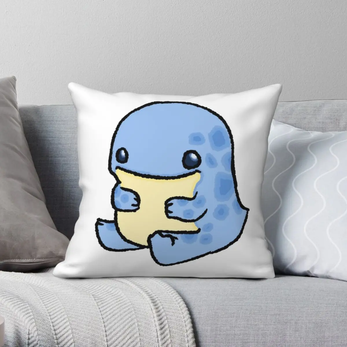 

Квадратный чехол для подушки Quaggan, полиэстеровый льняной бархатный креативный чехол на застежке-молнии, декоративная наволочка для дивана, ...