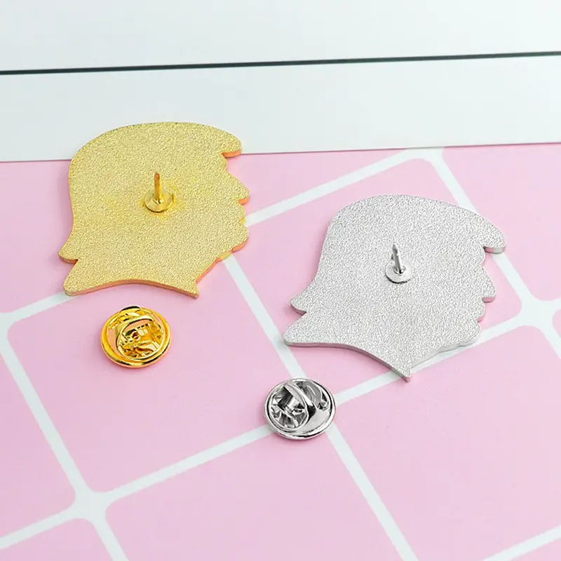 Trump shithad Pin значки на лацкан с Твердой эмалью Броши забавные булавки кожаные