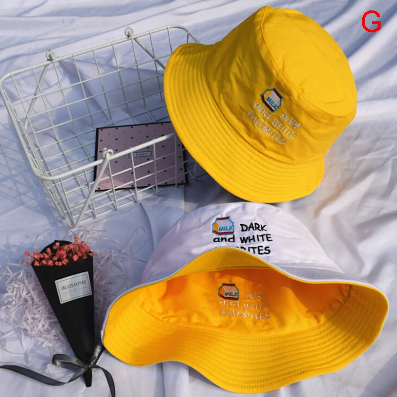 Двухсторонняя одежда Полосатая Вышивка Панама мужская шляпа женская летняя