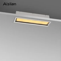 aisilan polarized wall washer light spot light commercial embedded led downlight hotel aisle grille line lights