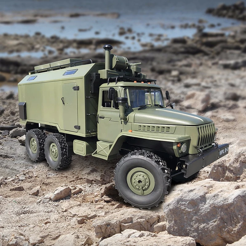 WPL B36 1/16 советская Урал пульт дистанционного управления военный командный грузовик 6 Привод 0ff-road RC Военный Грузовик Рок Гусеничный комплект RTR