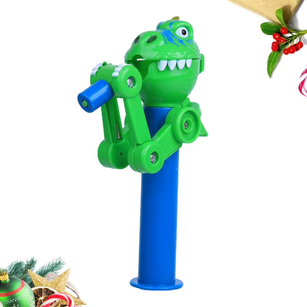 

Creative Lollipop Robot Holder Novelty Shape Kids Gift for Children Lollipop Candy Storage (Green)