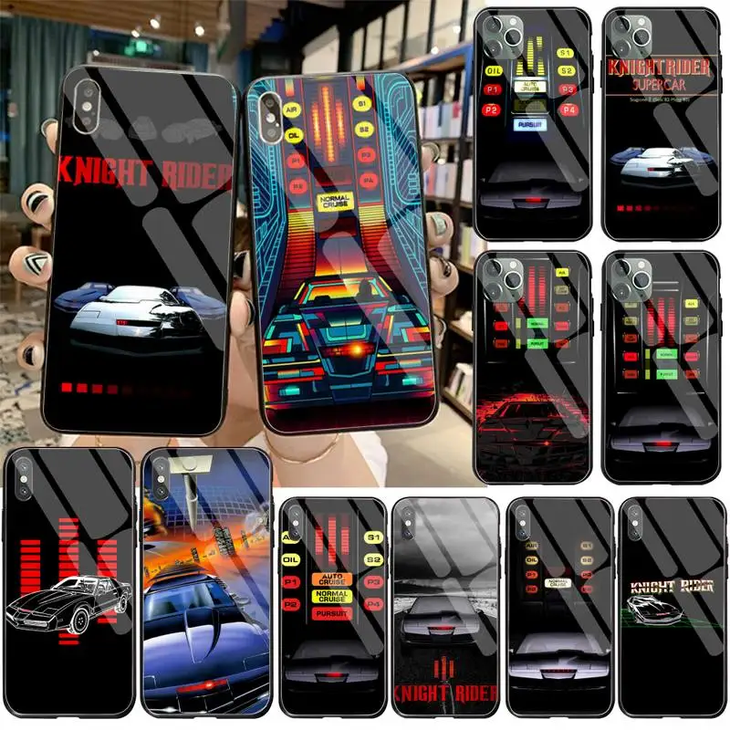 

Knight Rider Kitt Car Dashboard Graphic Phone Case Tempered Glass For iPhone 11 Pro XR XS MAX 8 X 7 6S 6 Plus SE 2020 case