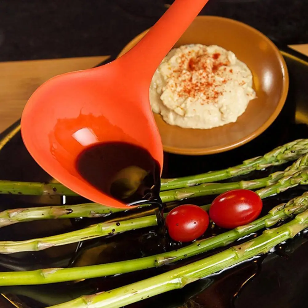 1 шт. силиконовая ложка для супа с длинной ручкой | Дом и сад