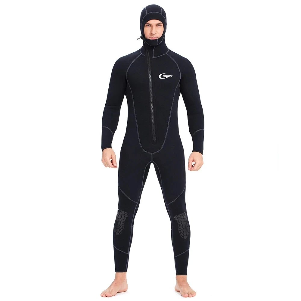 

Yonsub 7mm Neoprene thick Wetsuit men Long-sleeved Scuba Spearfishing Diving suit Snorkeling surfing winter thermal Swimsuit