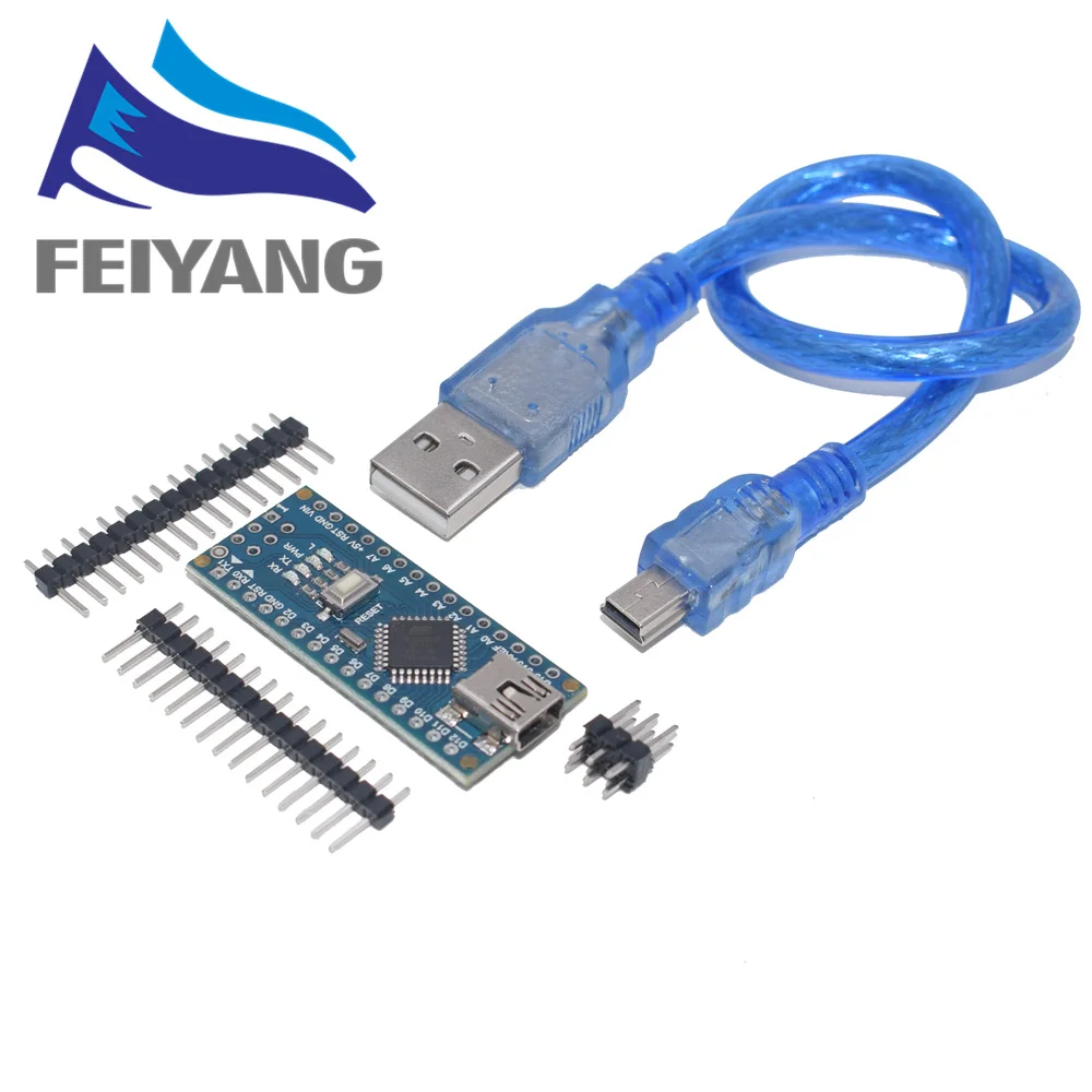 no welded with cable 1 шт. мини-usb с контроллером загрузчика Nano 3,0 совместимый для arduino CH340 usb-драйвер 16 МГц NANO V3.0 Atmega328P - Цвет: no welded with cable