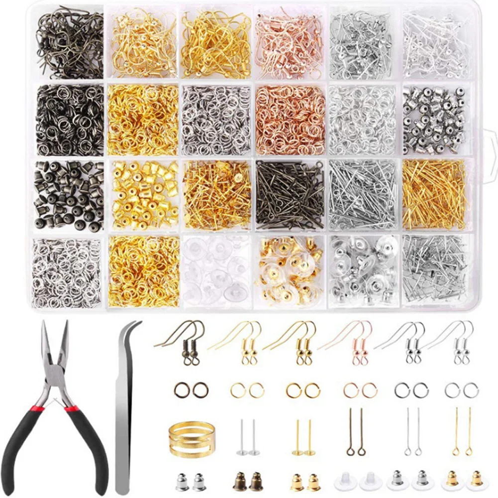 

Hobbyworker Mixed Color Adjustable Metal Cuff Clips Kit With Tools for DIY Jewelry Making