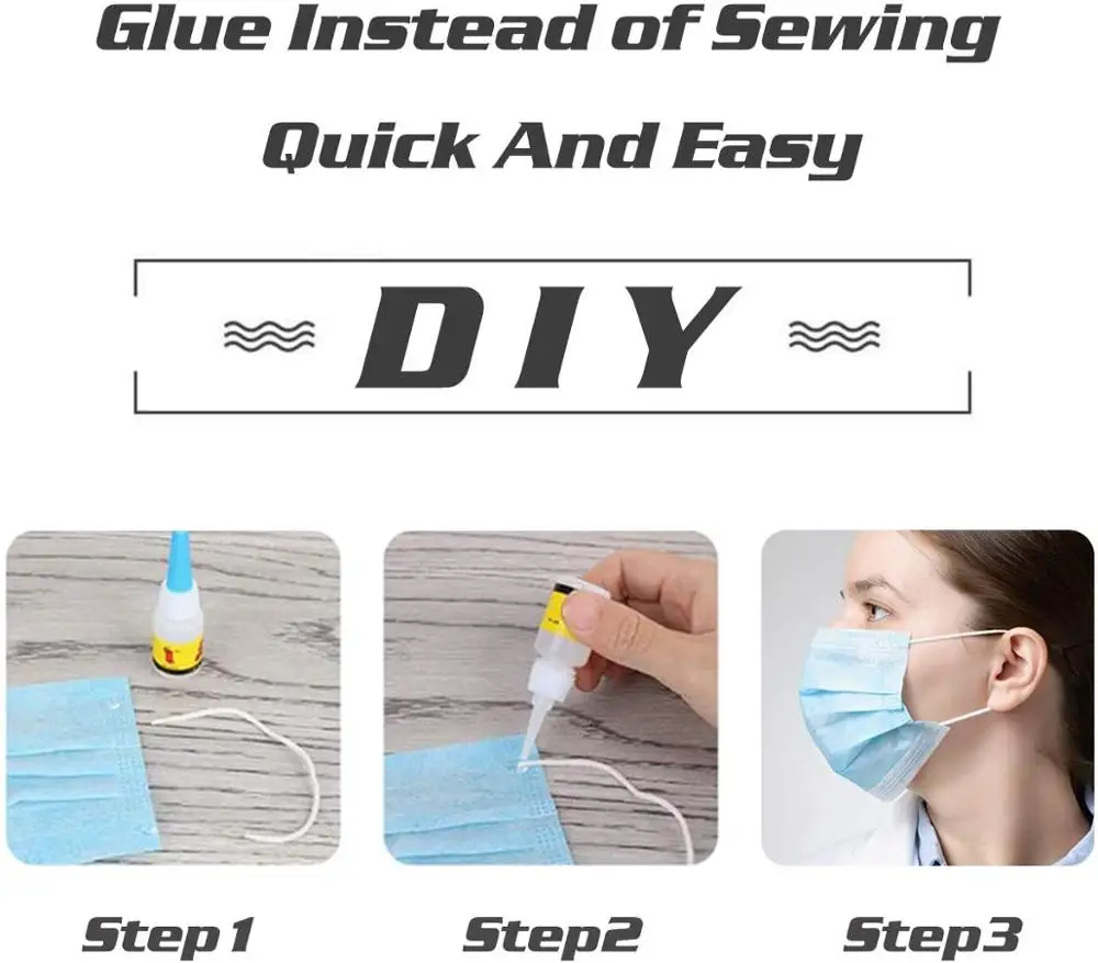 Эластичная Маска ремешок держатель шнура белый шнур для ушной петли повязки