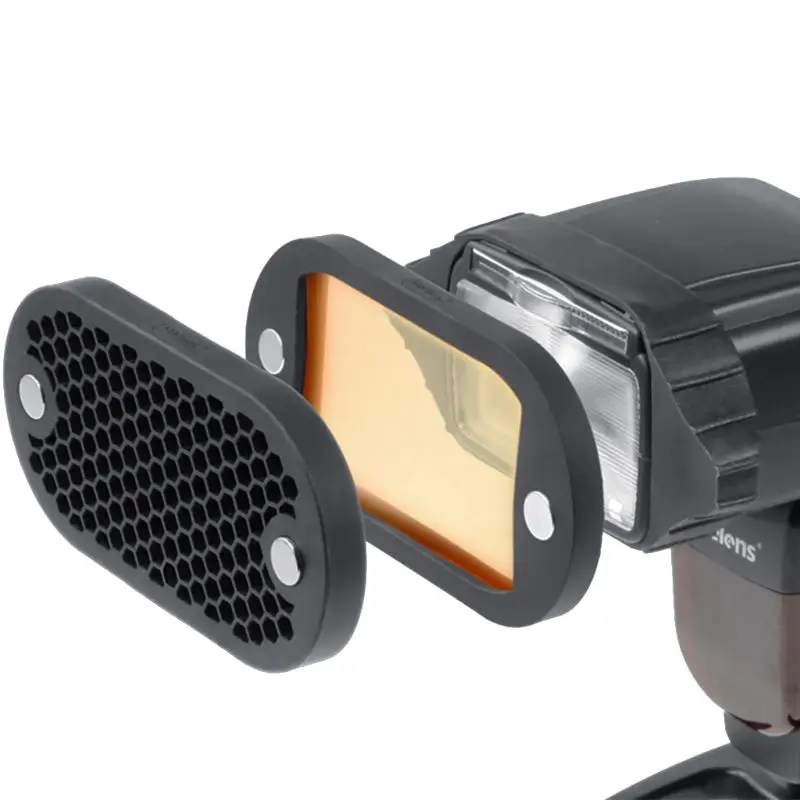 Мини Черный Магнитный силиконовый чехол с Сотами диффузор отражатель для Selens